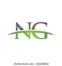 NG initial company green swoosh logo