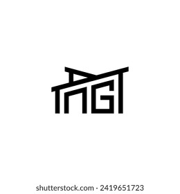 NG Initial Letter in Real Estate Logo concept.eps NG Initial Letter in Real Estate Logo concept
