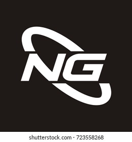 NG letter logo design template vector