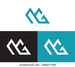 NG Letter Logo, ng logo image vector for business
