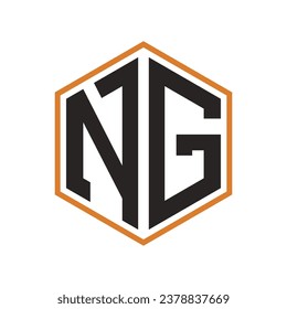 NG letter logo,symbol technology vector design
