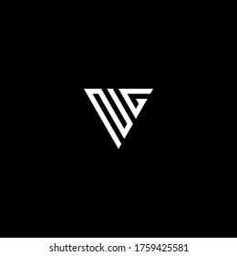 ng letter vector logo abstract