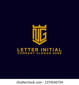 NG letters Initial icons / Monogram.- Vector inspiration logo design - Vector