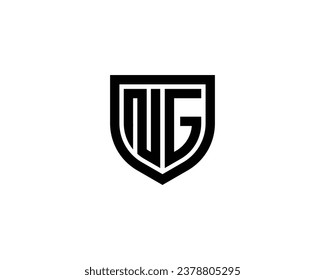 NG logo design vector template