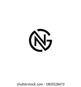 NG N G logo design template elements