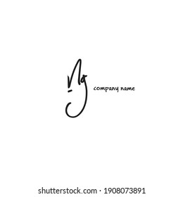 ng white background handwritten logo