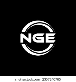 NGE Logo Design, Inspiration for a Unique Identity. Modern Elegance and Creative Design. Watermark Your Success with the Striking this Logo.