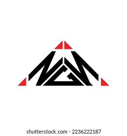 NGN letter logo creative design with vector graphic, NGN simple and modern logo.