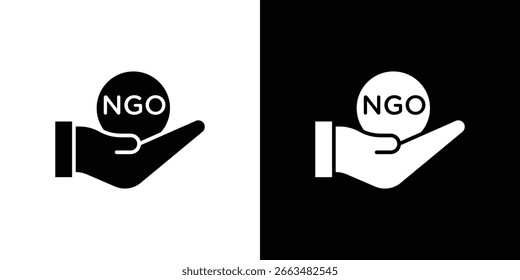 NGO icon symbol sign, vector, eps 10