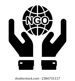 Icono De Organización De Ong, Gráficos Vectores