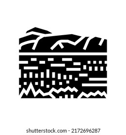 ngorongoro reserve glyph icon vector. ngorongoro reserve sign. isolated symbol illustration