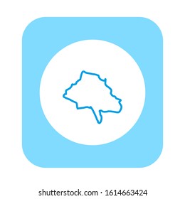 ngounie region map of the country of gabon