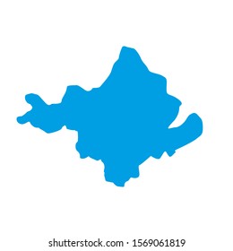 Ngozi region map in Burundi country