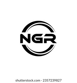 NGR Logo Design, Inspiration for a Unique Identity. Modern Elegance and Creative Design. Watermark Your Success with the Striking this Logo.