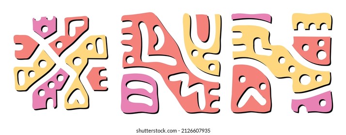 NH Hashtag. Doodle isolate text. Colored curves decorative doodle letters. Hashtag #NH is abbreviation for the US American state New Hampshire for print, booklet, banner, flyer.