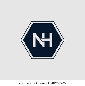 NH or HN logo and icon designs