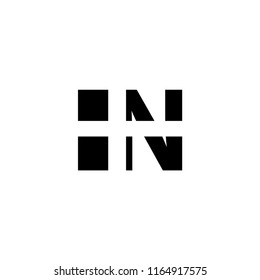 nh letter vector logo. hn letter vector logo
