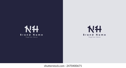 NH Letters Vektorgrafik Logo Design
