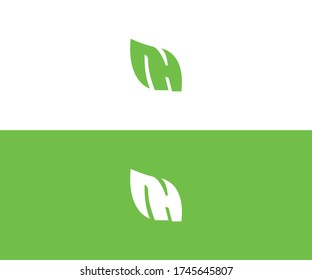 nh logo design vector format