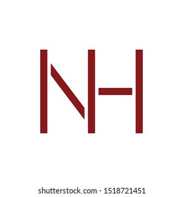 nh logo icon vector sign symbol