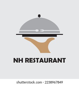NH logotipo del restaurante gráfico de diseño vectorial 1.eps
