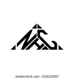 NHC letter logo creative design with vector graphic, NHC simple and modern logo.