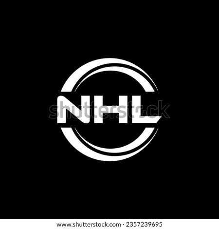 NHL Logo Design, Inspiration for a Unique Identity. Modern Elegance and Creative Design. Watermark Your Success with the Striking this Logo.