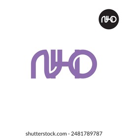 NHO Logo Letter Monogram Design