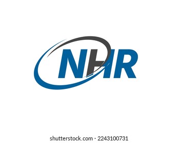 NHR-Brief kreatives, modernes, elegantes Logo-Design