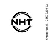 NHT Logo Design, Inspiration for a Unique Identity. Modern Elegance and Creative Design. Watermark Your Success with the Striking this Logo.