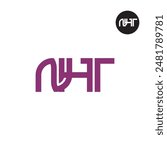 NHT Logo Letter Monogram Design