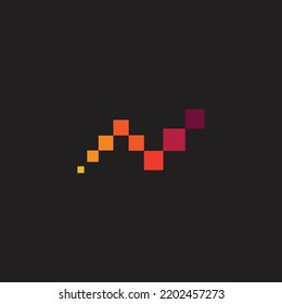 NI biotechnology logo icon illustration