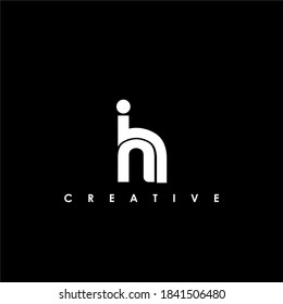 NI Letter Initial Logo Design Template Vector Illustration