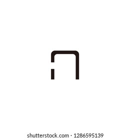 ni letter logo. n letter logo