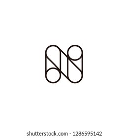 ni letter logo. n letter logo