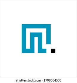 NI logo design vector sign 