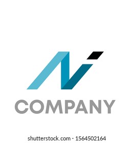 ni logo vector design template sign