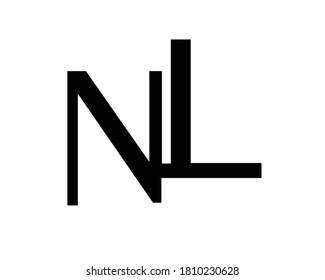 N+I and N+H and N+L monogram logo designs 
