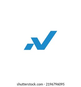NI technology initials logo icon illustration