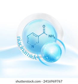 Niacinamida, Niacina, ácido nicotínico, suero Cuidados de la piel Cosméticos,  