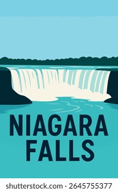 Niagara Falls offers serene views of its powerful waterfalls surrounded by peaceful landscapes, providing a tranquil retreat for nature lovers and outdoor 