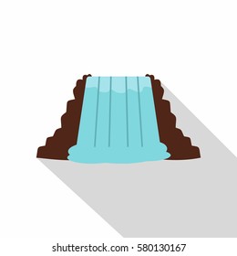 Niagara Falls, Ontario, Canada icon. Flat illustration of Niagara Falls, Ontario, Canada vector icon for web isolated on white background