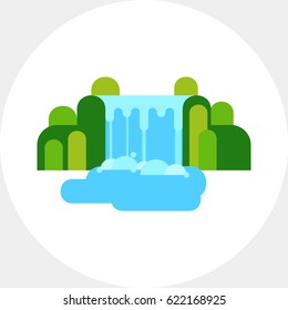 Niagara Falls vector icon