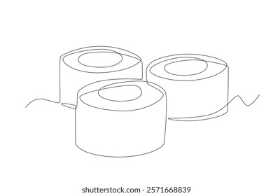 Nian gao concept one-line drawing