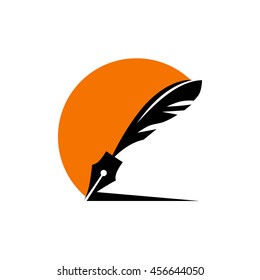 nib and feather logo