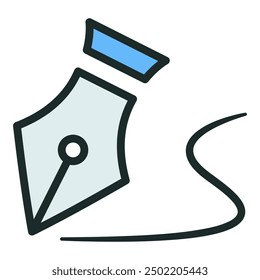 Nib icon. Writing icon. Icon about writing