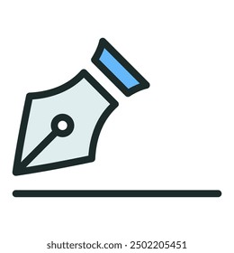 Nib icon. Writing icon. Icon about writing