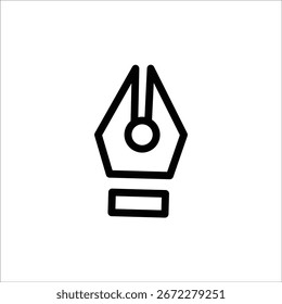 NIB icons. simple line vector illustration