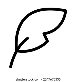 Nib isolated icon. Plume Vector Element Can Be Used For Nib, Feather, Pen Design Concept.