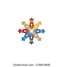 Nib Logo Template vector symbol nature